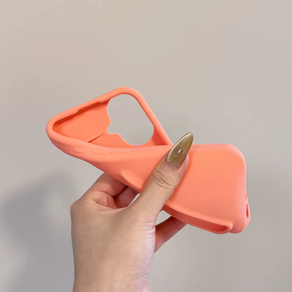 INS Lipstick Silicone Phone Case for Iphone 17 Pro Max Air 11 13 16 15 14 13 12 Pro Max plus Portable Lip Gloss Holder Cover