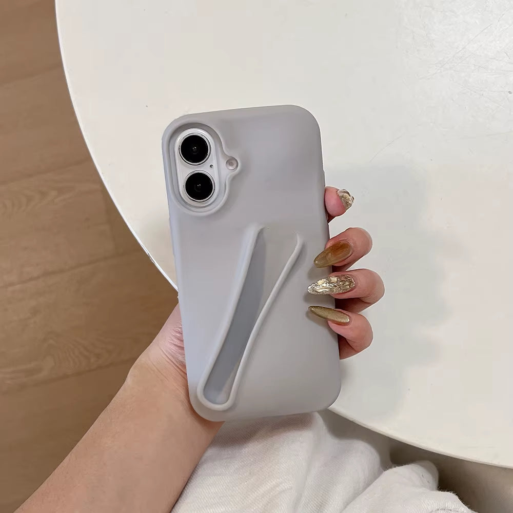 INS Lipstick Silicone Phone Case for Iphone 17 Pro Max Air 11 13 16 15 14 13 12 Pro Max plus Portable Lip Gloss Holder Cover